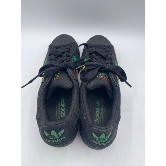 Adidas HEMP Superstar Original Shoes Mens SZ 12 RASTA Black Red Green Yellow - Picture 3 of 8